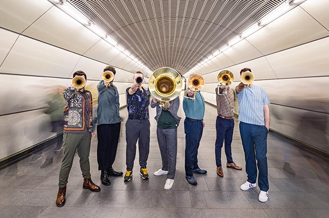Open-Air-Konzert im Park Gruppe FEDERSPIEL